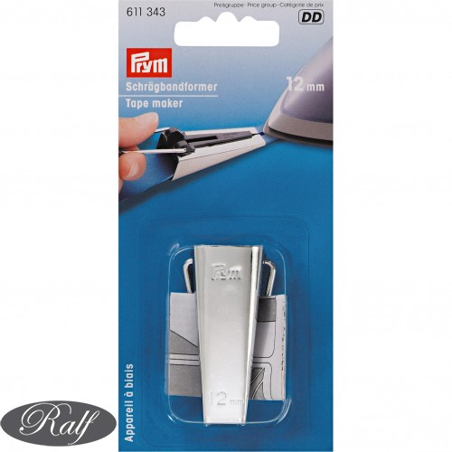 Dispozitiv metalic pt. confectionat banda bias, marime 12 mm - Prym 611343